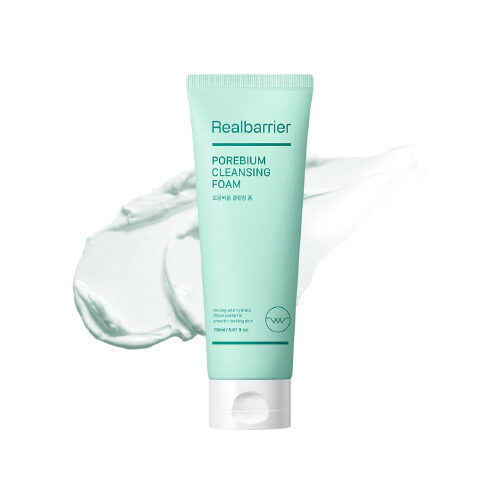 Enzīmu putas dziļai attīrīšanai Real Barrier Porebium Cleansing Foam